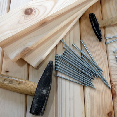 Renovations Hammer Nail Wood 2x4